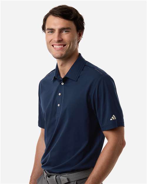 Adidas A2013 Men's Ultimate365 Tour Twistknit Polo - Collegiate Navy - model side