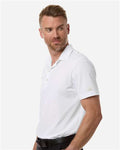 Adidas A2013 Men's Ultimate365 Tour Twistknit Polo - White - model side