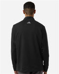 Adidas A2017 Men's Ultimate365 Classic Quarter-Zip Pullover - Black - model back