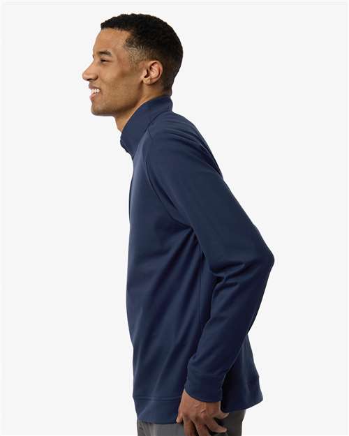 Adidas A2017 Men's Ultimate365 Classic Quarter-Zip Pullover - Collegiate Navy - model side