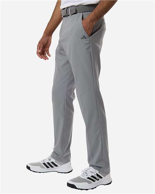 Adidas A2021 Men's Golf Tapered Pants - Grey Three - model side