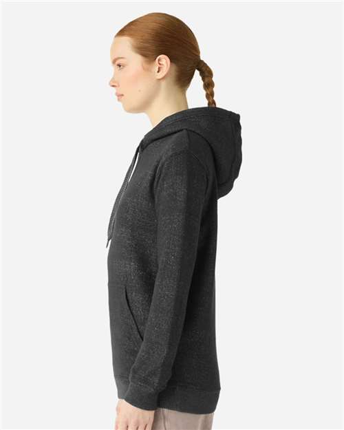 Lane Seven LS11001 Unisex Nantucket Hoodie Sweatshirt - Black - model side