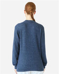 Lane Seven LS11004 Unisex Nantucket Crewneck Sweatshirt - Navy - model back