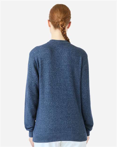 Lane Seven LS11004 Unisex Nantucket Crewneck Sweatshirt - Navy - model back
