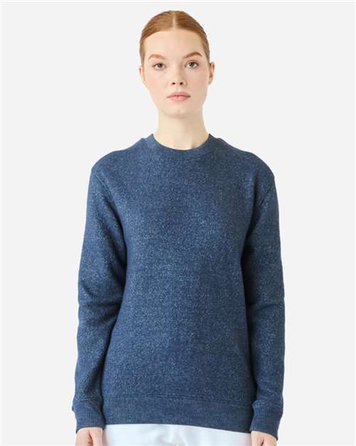 Lane Seven LS11004 Unisex Nantucket Crewneck Sweatshirt - Navy - model front