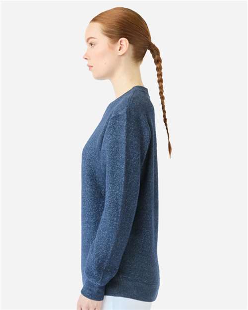 Lane Seven LS11004 Unisex Nantucket Crewneck Sweatshirt - Navy - model side