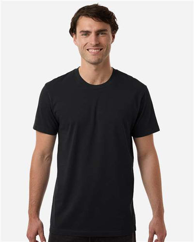 Independent Trading Co. PRM180PT Unisex Premium T-Shirt - Black - model front