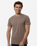 Independent Trading Co. PRM180PT Unisex Premium T-Shirt - Pigment Clay - model front