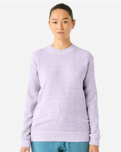 Lane Seven LS11004 Unisex Nantucket Crewneck Sweatshirt - Ice Purple - model front