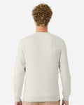 Lane Seven LS11004 Unisex Nantucket Crewneck Sweatshirt - Latte - model back