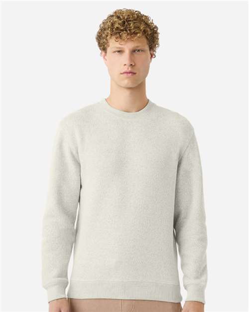 Lane Seven LS11004 Unisex Nantucket Crewneck Sweatshirt - Latte - model front
