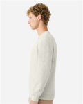 Lane Seven LS11004 Unisex Nantucket Crewneck Sweatshirt - Latte - model side