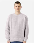Lane Seven LS11004 Unisex Nantucket Crewneck Sweatshirt - Salt and Pepper - model front