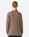 Lane Seven LS11004 Unisex Nantucket Crewneck Sweatshirt - Terra Brown - model back