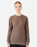 Lane Seven LS11004 Unisex Nantucket Crewneck Sweatshirt - Terra Brown - model front