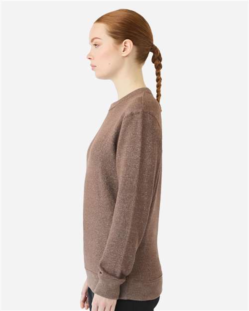 Lane Seven LS11004 Unisex Nantucket Crewneck Sweatshirt - Terra Brown - model side