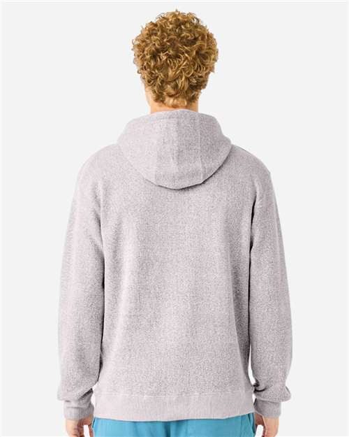 Lane Seven LS11001 Unisex Nantucket Hoodie Sweatshirt - Salt and Pepper - model back