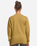 Lane Seven LS14004 Unisex Premium Crewneck Sweatshirt - Antique Gold - model back