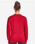 Lane Seven LS14004 Unisex Premium Crewneck Sweatshirt - Cardinal - model back