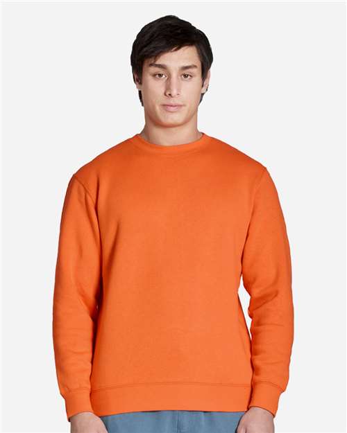 Lane Seven LS14004 Unisex Premium Crewneck Sweatshirt - Carrot - model front