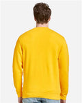 Lane Seven LS14004 Unisex Premium Crewneck Sweatshirt - Lemon - model back