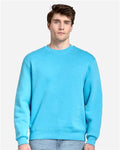 Lane Seven LS14004 Unisex Premium Crewneck Sweatshirt - Ocean Blue - model front