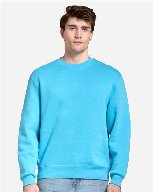 Lane Seven LS14004 Unisex Premium Crewneck Sweatshirt - Ocean Blue - model front