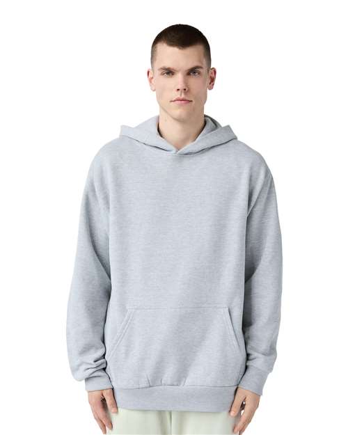 Lane Seven LS16001 Unisex Urban Hoodie Sweatshirt - Heather Grey - model front