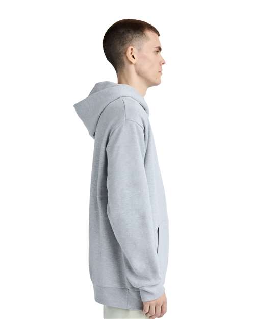Lane Seven LS16001 Unisex Urban Hoodie Sweatshirt - Heather Grey - model side
