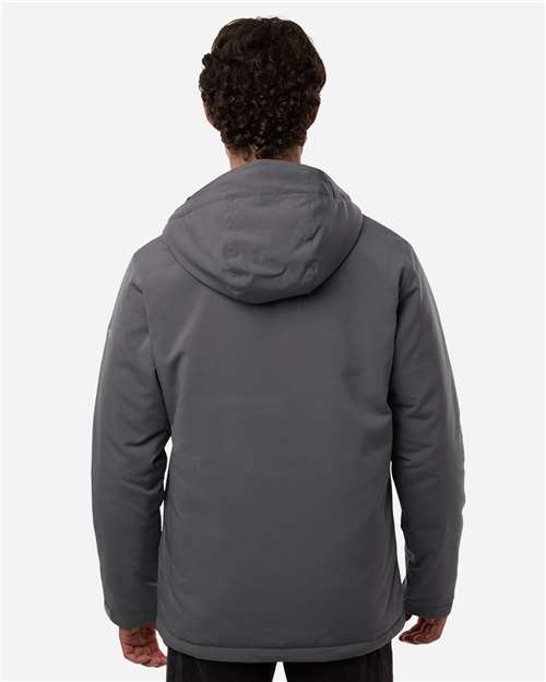 Columbia 216509 Men's Gate Racer II Soft Shell Jacket - City Grey - model back