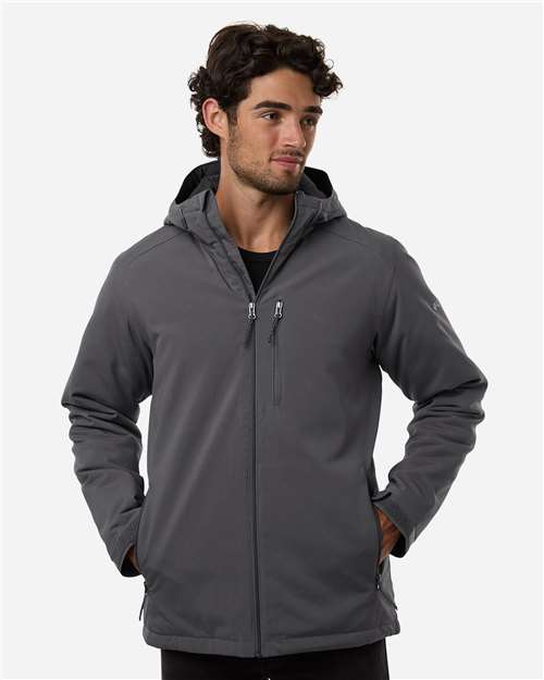 Columbia 216509 Men's Gate Racer II Soft Shell Jacket - City Grey - model front