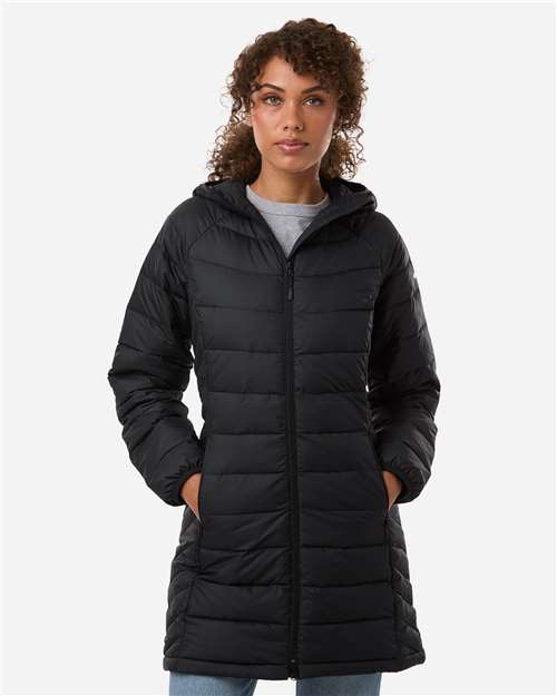 Columbia 217748 Women's Powder Lite II Mid Jacket - Black - model front