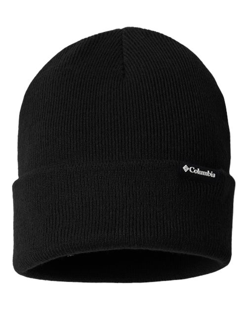 Columbia 216512 City Trek Heavyweight Beanie - Black - front