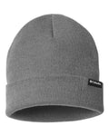 Columbia 216512 City Trek Heavyweight Beanie - City Grey Heather - front