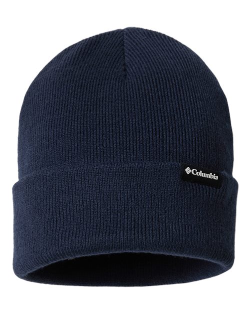 Columbia 216512 City Trek Heavyweight Beanie - Collegiate Navy - front