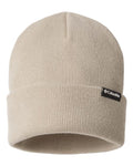 Columbia 216512 City Trek Heavyweight Beanie - Dark Stone - front