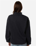 Columbia 216515 Women's Aldermore Half-Zip Pullover - Black - model back