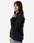 Columbia 216515 Women's Aldermore Half-Zip Pullover - Black - model side