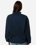 Columbia 216515 Women's Aldermore Half-Zip Pullover - Collegiate Navy - model back