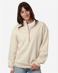 Columbia 216515 Women's Aldermore Half-Zip Pullover - Oatmeal Heather - model front