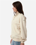 Columbia 216515 Women's Aldermore Half-Zip Pullover - Oatmeal Heather - model side