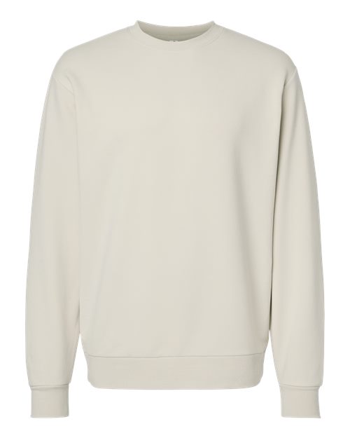 Independent Trading Co. INDLUXCREW Lux Heavyweight Modal Crewneck Sweatshirt - Ivory - front
