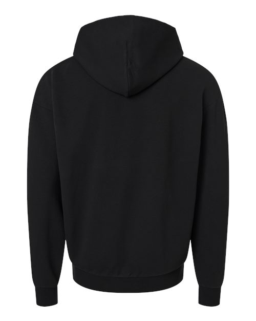 Independent Trading Co. INDLUXHOOD Lux Heavyweight Modal Hooded Sweatshirt - Black - back