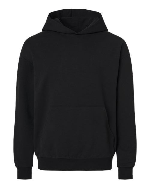 Independent Trading Co. INDLUXHOOD Lux Heavyweight Modal Hooded Sweatshirt - Black - front