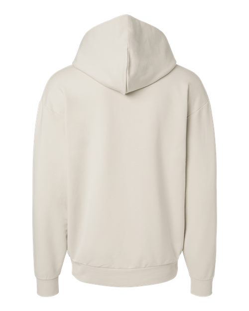 Independent Trading Co. INDLUXHOOD Lux Heavyweight Modal Hooded Sweatshirt - Ivory - back