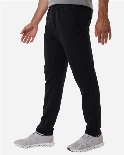 Independent Trading Co. EXP10PANT Men's Perform Fleece Pants - Black - model side