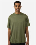 Core 365 CE10 Unisex Capital Performance T-Shirt - Military Green - model front