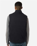 Core 365 CE716 Unisex Techno Lite Flat-Fill Insulated Vest - Black - model back
