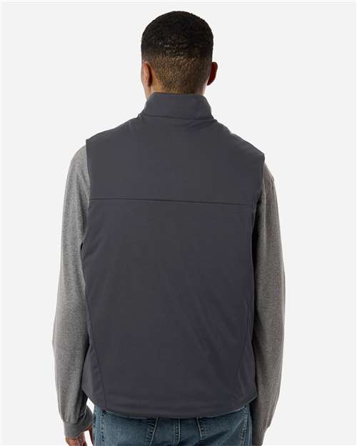 Core 365 CE716 Unisex Techno Lite Flat-Fill Insulated Vest - Carbon - model back