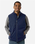 Core 365 CE716 Unisex Techno Lite Flat-Fill Insulated Vest - Classic Navy - model front